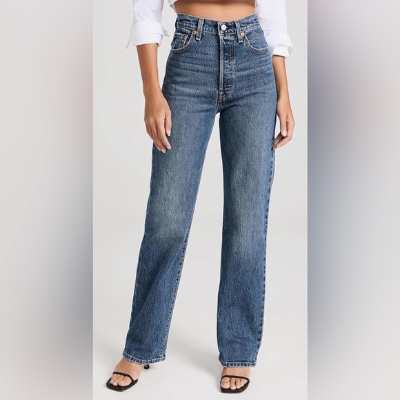 Levi’s Ribcage Straight Jeans size 25 - Picture 2 of 13